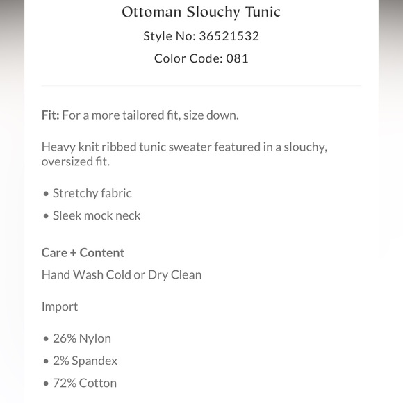 FREE PEOPLE Ottoman slouchy tunic - Picture 9 of 9